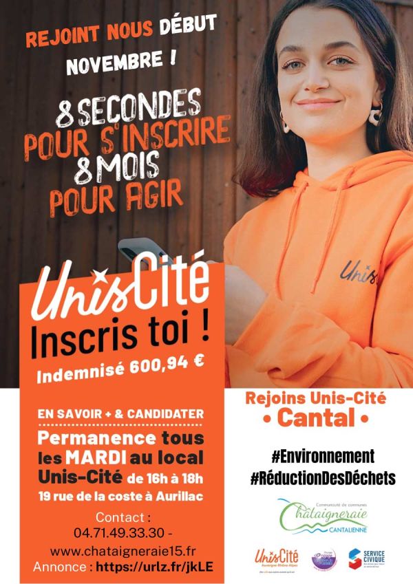 Rejoins unis-cité Cantal