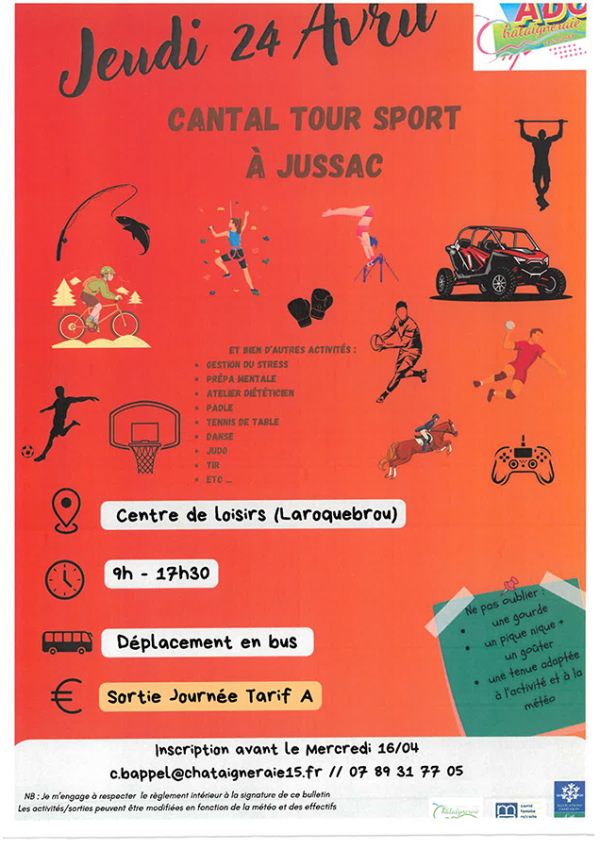 Cantal Tour Sport à Jussac